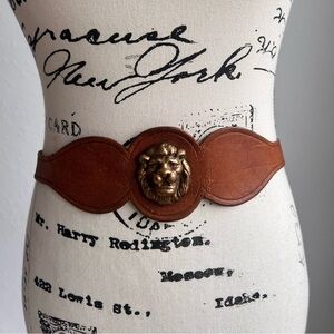 Solid bronze vintage belt size small